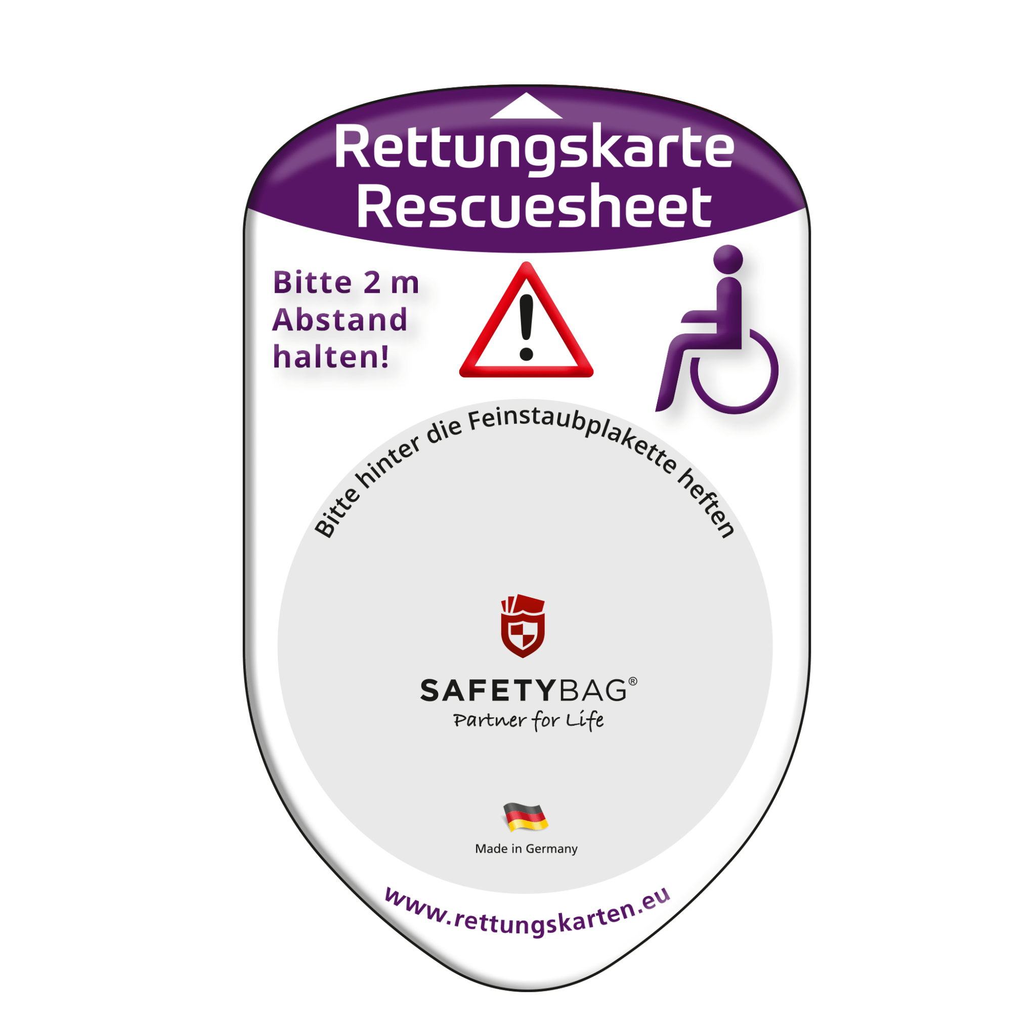 SAFETYBAG® F »Rollstuhlfahrer« > SAFETYBAG