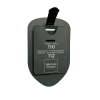 Ansicht Rettungskarten-Halterung Hülle Tasche – Rückseite offen für SAFETYBAG® Variante F für Feinstaubplakette