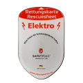 KFZ PKW Auto Car Rettungskarten Rescue Card Rettungsdatenblatt Halterung Tasche Huelle Safetybag F Front Elektro