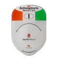 KFZ PKW Auto Car Rettungskarten Rescue Card Rettungsdatenblatt Halterung Tasche Huelle Safetybag F Front Italien