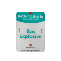 KFZ PKW Auto Car Rettungskarten Rescue Card Rettungsdatenblatt Halterung Tasche Huelle Safetybag S Front Gas Explosion