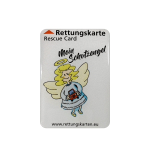 KFZ PKW Auto Car Rettungskarten Rescue Card Rettungsdatenblatt Halterung Tasche Huelle Safetybag S Front Schutzengel