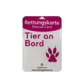 KFZ PKW Auto Car Rettungskarten Rescue Card Rettungsdatenblatt Halterung Tasche Huelle Safetybag S Front Tier an Bord